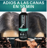 Shampoo cubrecanas Secreto  de los  Ángeles renueva tu  cabello, ilumina  tu  esencia.